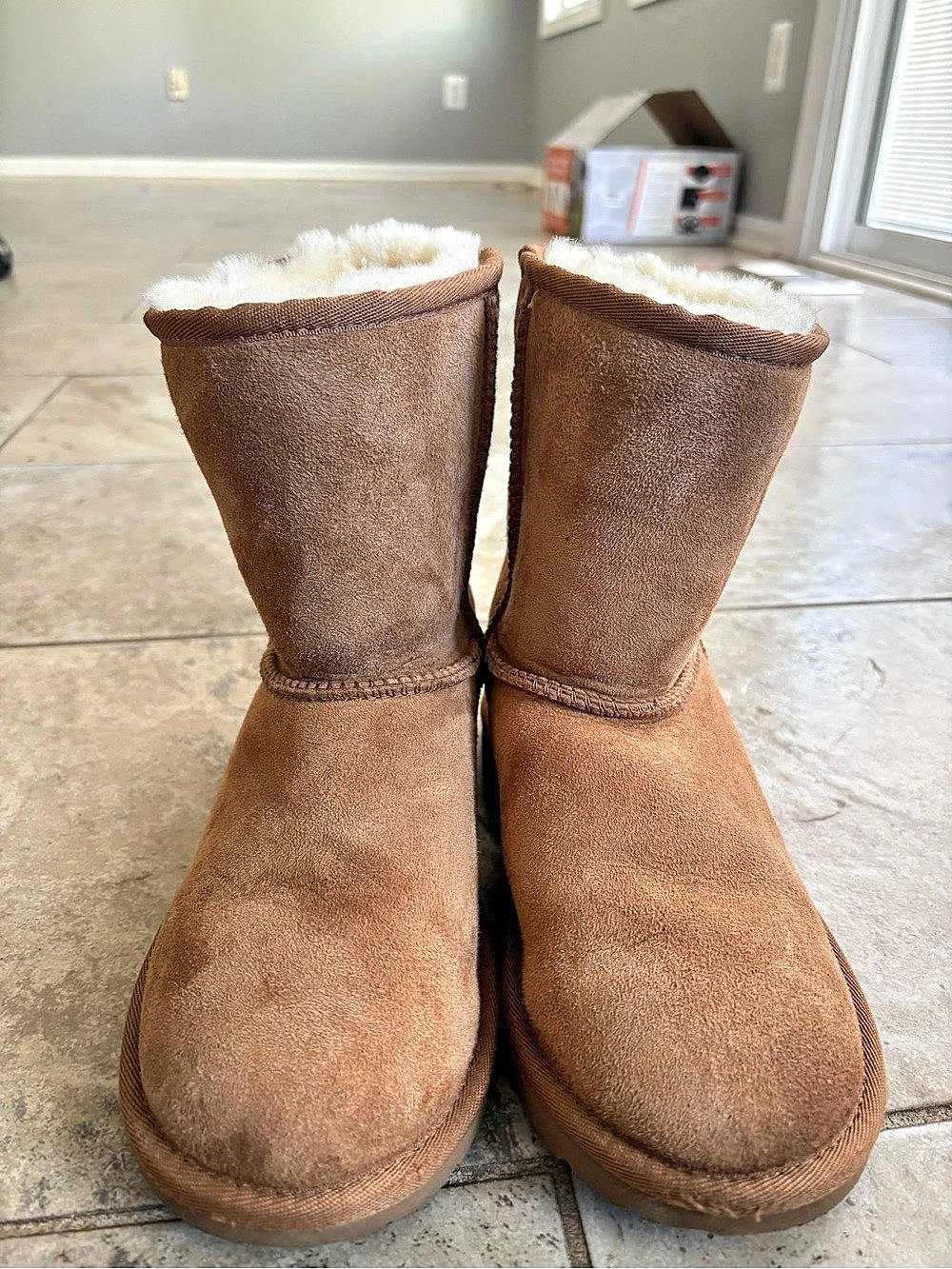 UGG Classic Short II Brown Suede Winter Boots